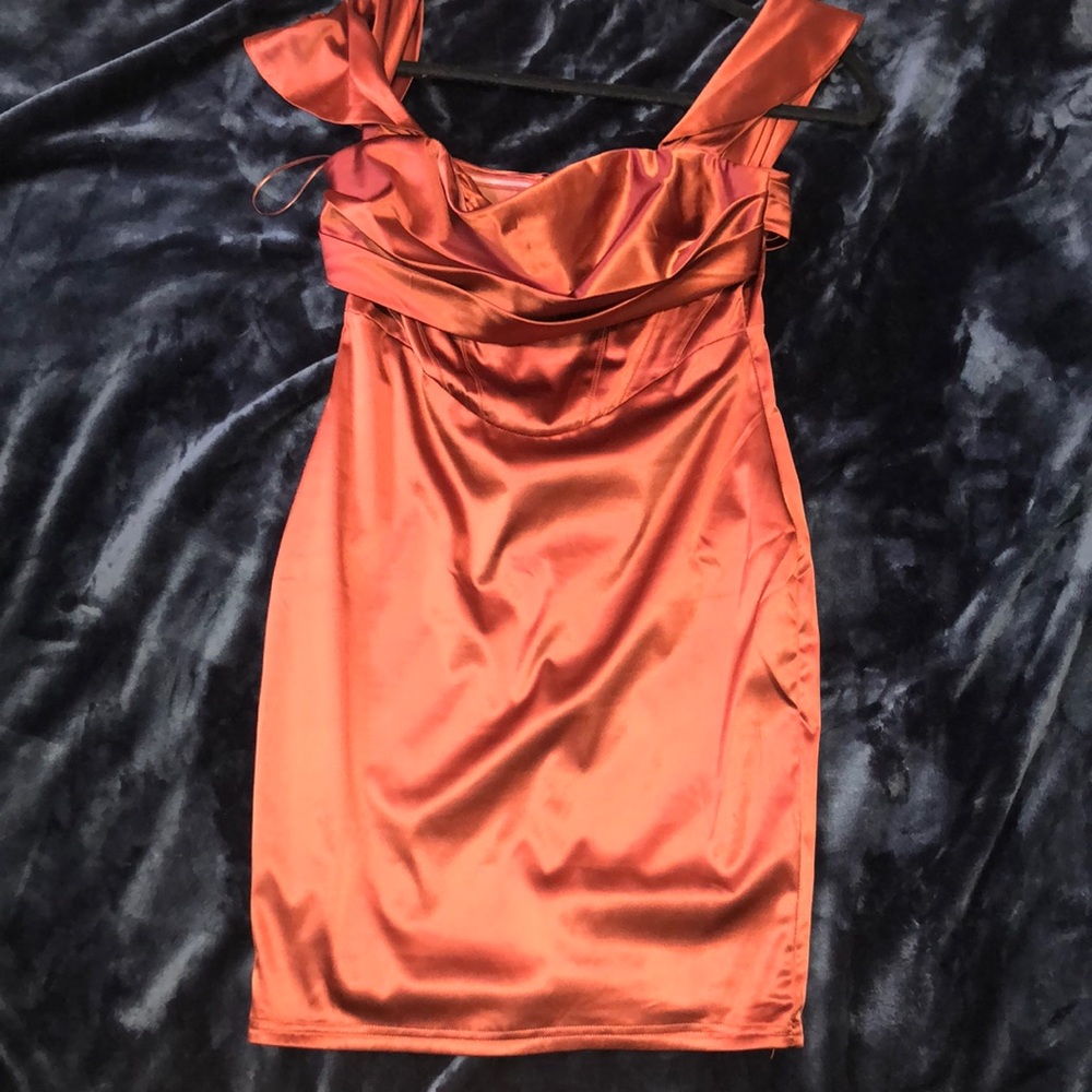 Silk mini dress